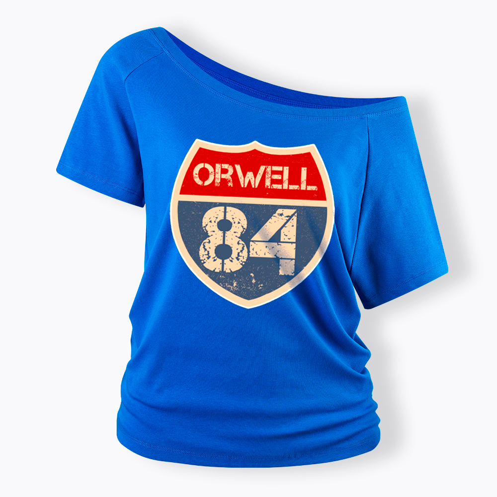Orwell 84 Off Shoulder T-Shirt