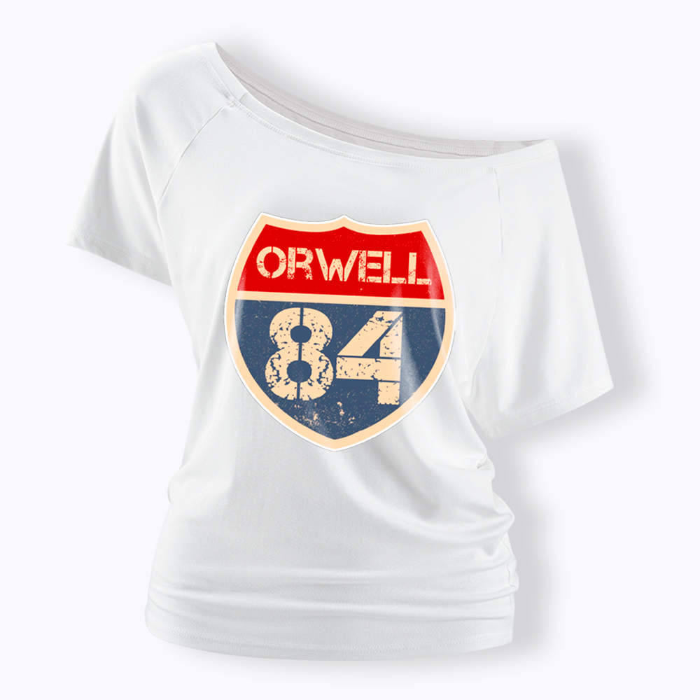 Orwell 84 Off Shoulder T-Shirt