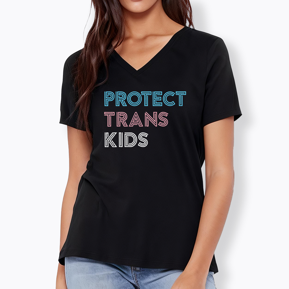 Protect Trans V-Neck Classic T-Shirts