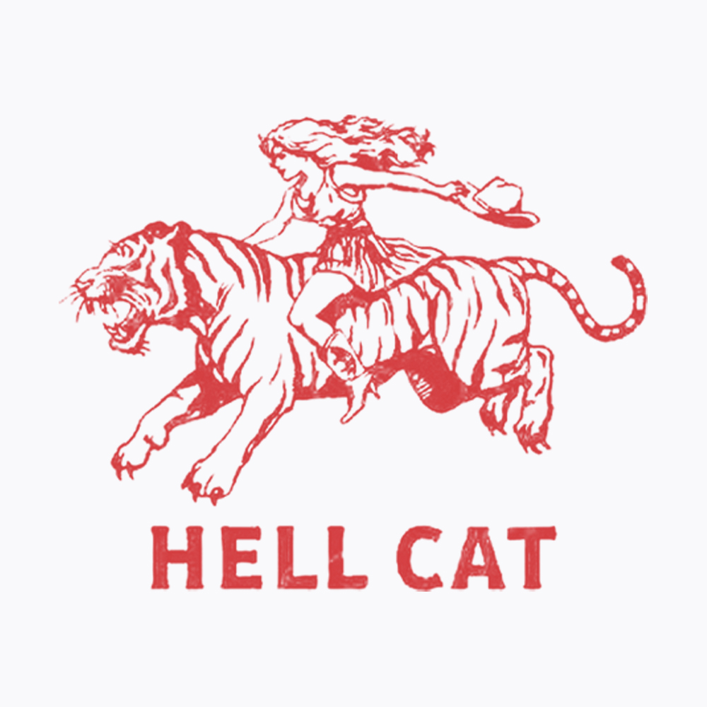 Vintage Cowgirl Hell Cat Washed T-Shirt
