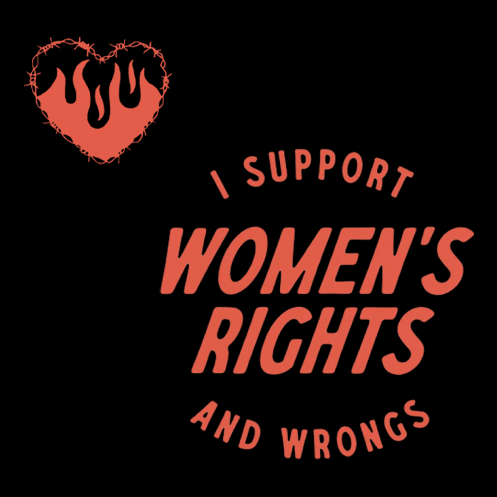 I Support Womens Rights And Wrongs V-Neck Classic T-Shirt