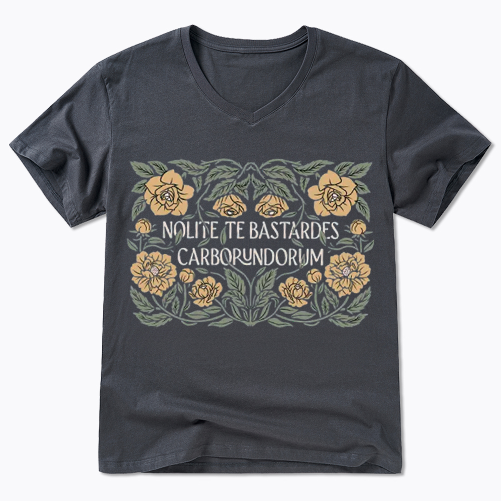Nolite Te Bastardes Carborundorum V-Neck Classic T-Shirt