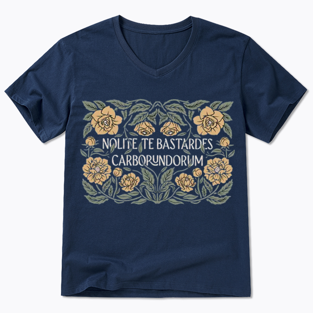 Nolite Te Bastardes Carborundorum V-Neck Classic T-Shirt