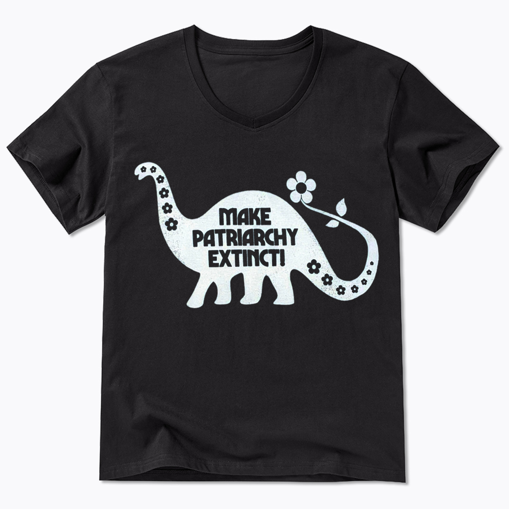 Make Patriarchy Extinct V-Neck Classic T-Shirt