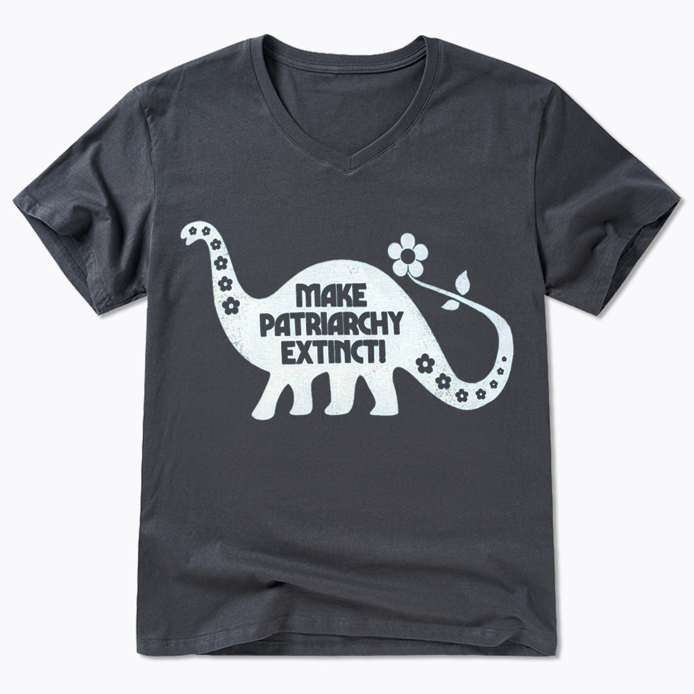 Make Patriarchy Extinct V-Neck Classic T-Shirt