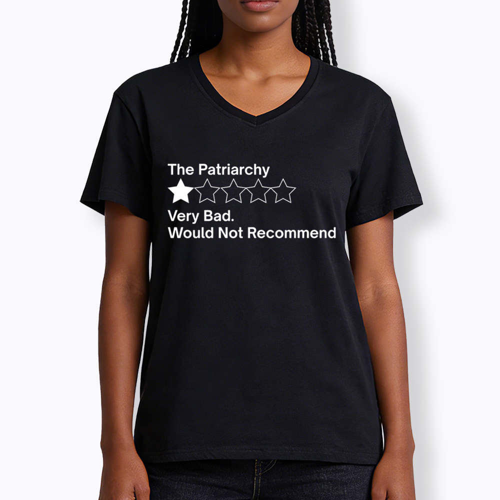 The Patriarchy Very Bad Would Not Recommend V-Neck Classic T-Shirt