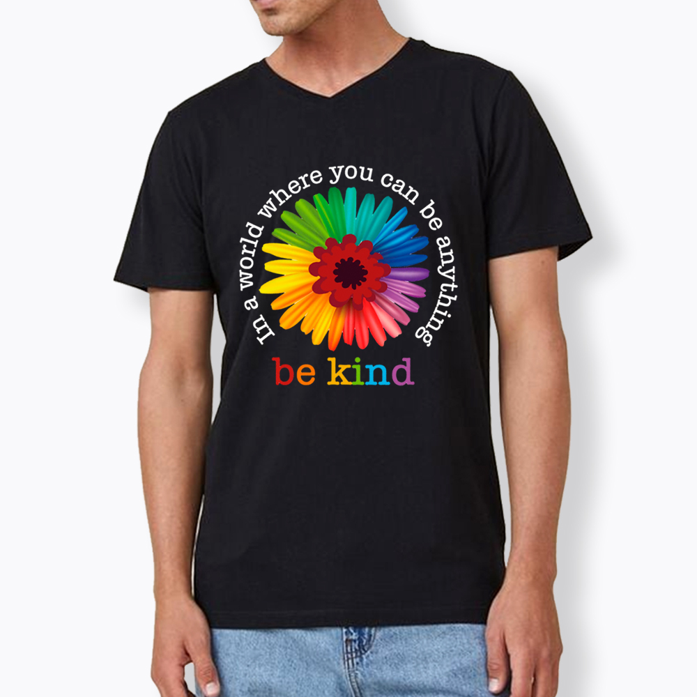 In a World Where You Can be Anything be Kind V-Neck Classic T-Shirt