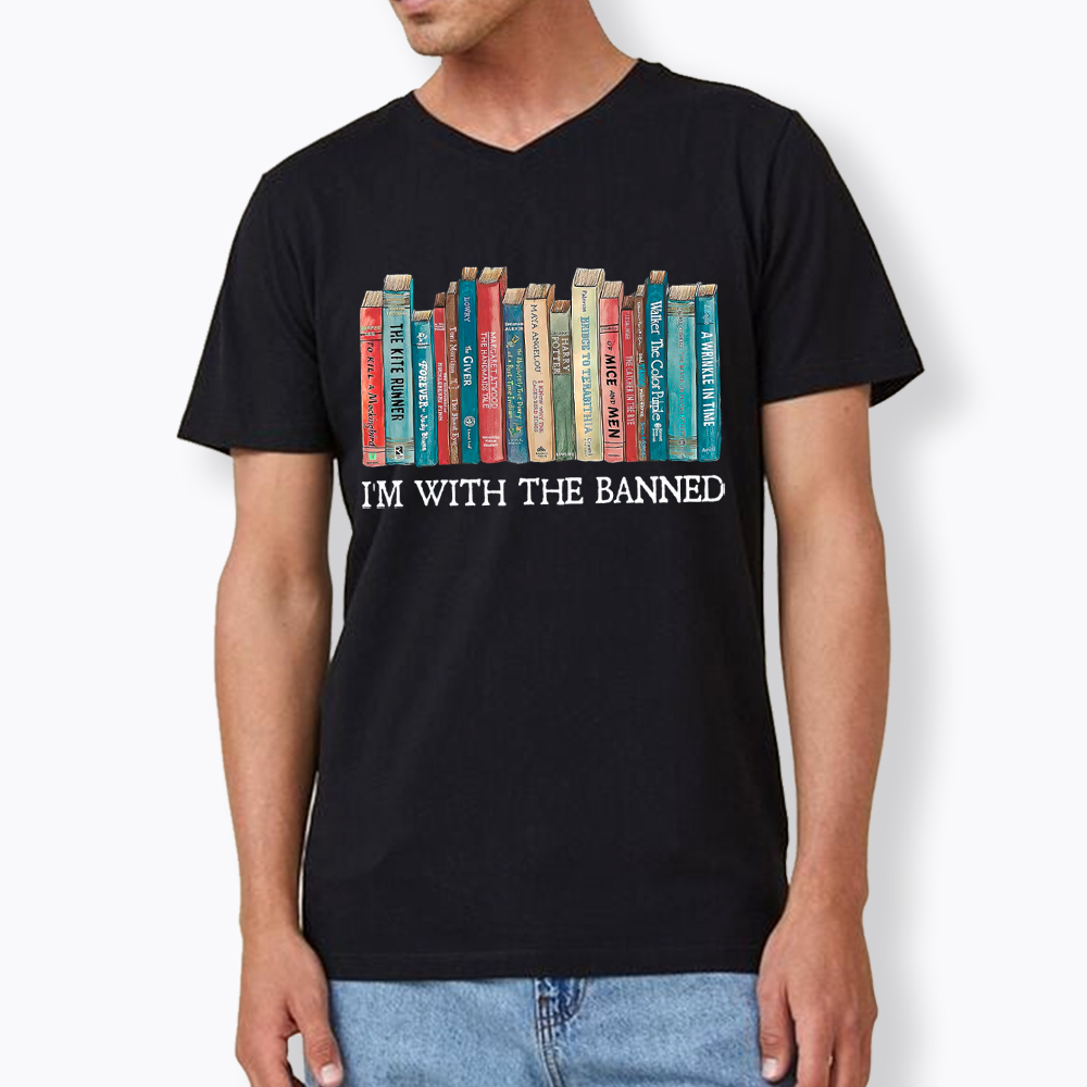I'm With the Banned V-Neck Classic T-Shirt
