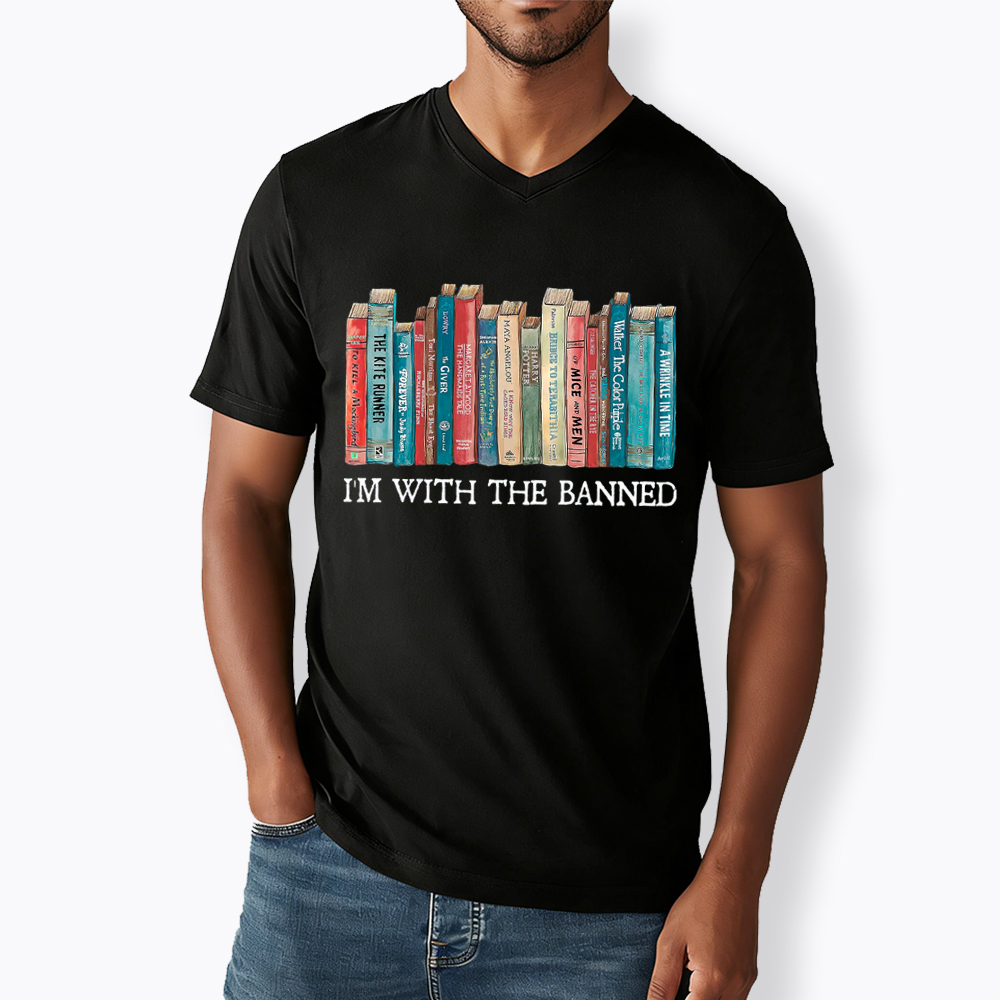 I'm With the Banned V-Neck Classic T-Shirt