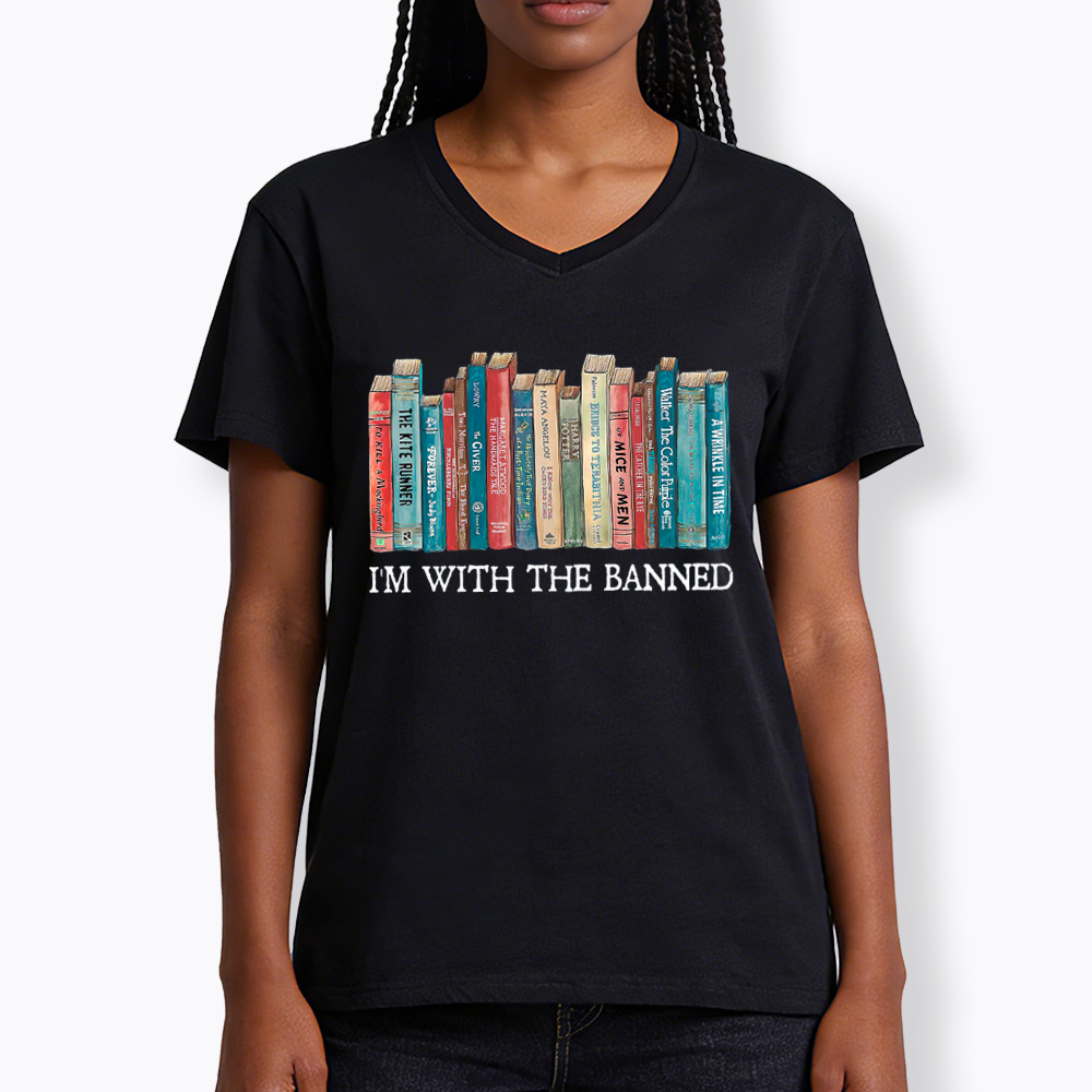 I'm With the Banned V-Neck Classic T-Shirt