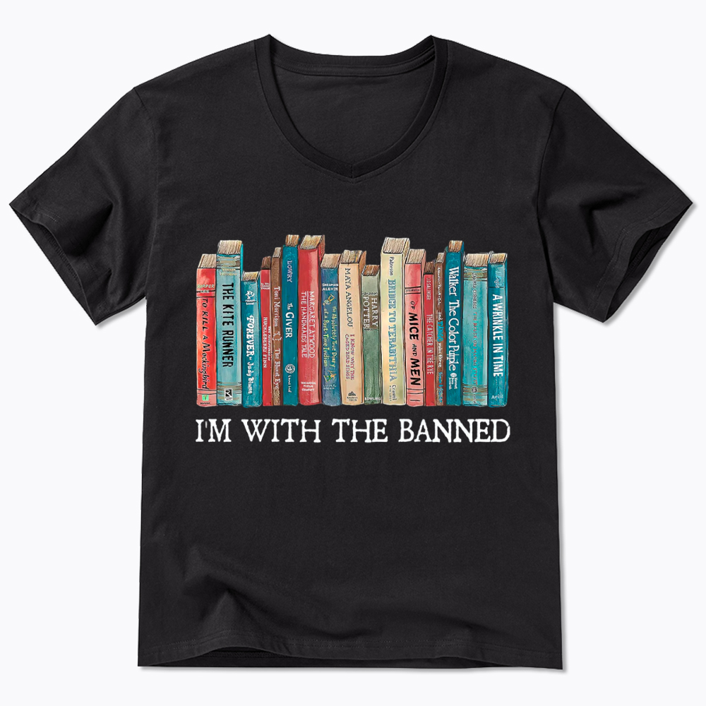 I'm With the Banned V-Neck Classic T-Shirt