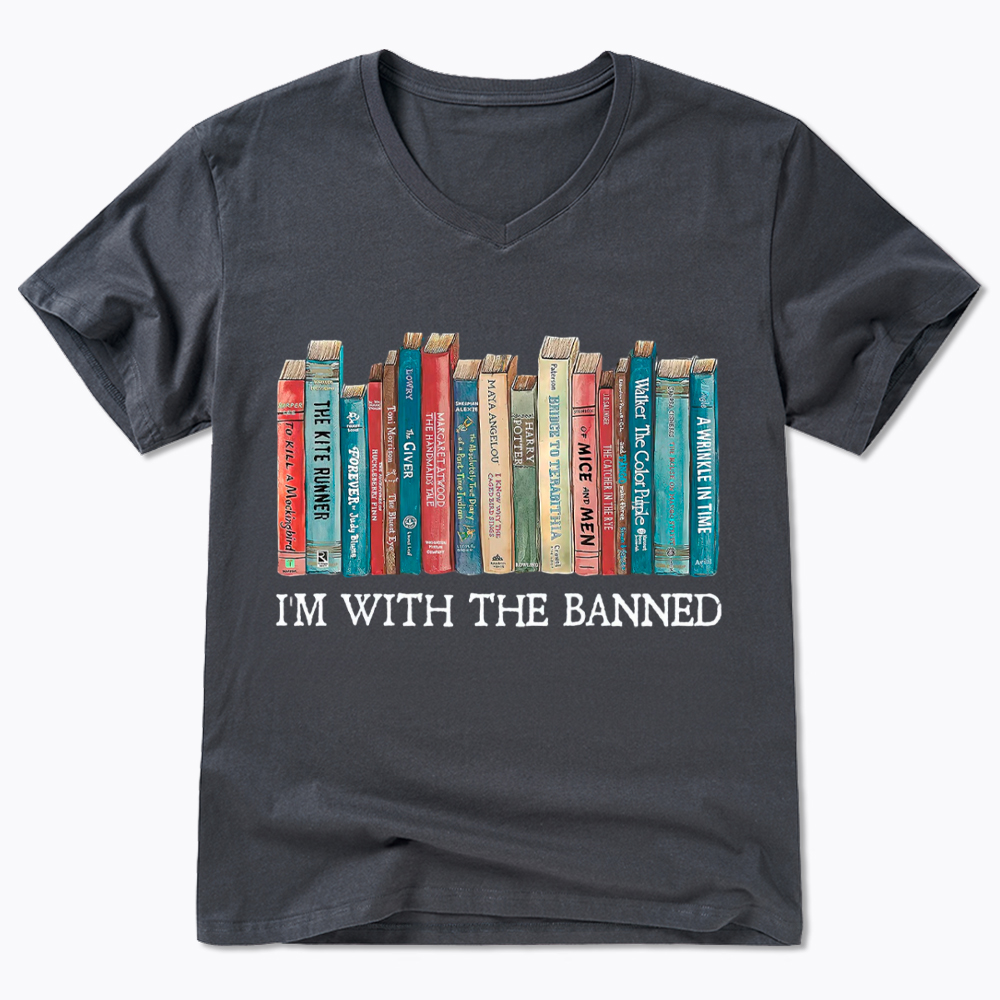 I'm With the Banned V-Neck Classic T-Shirt