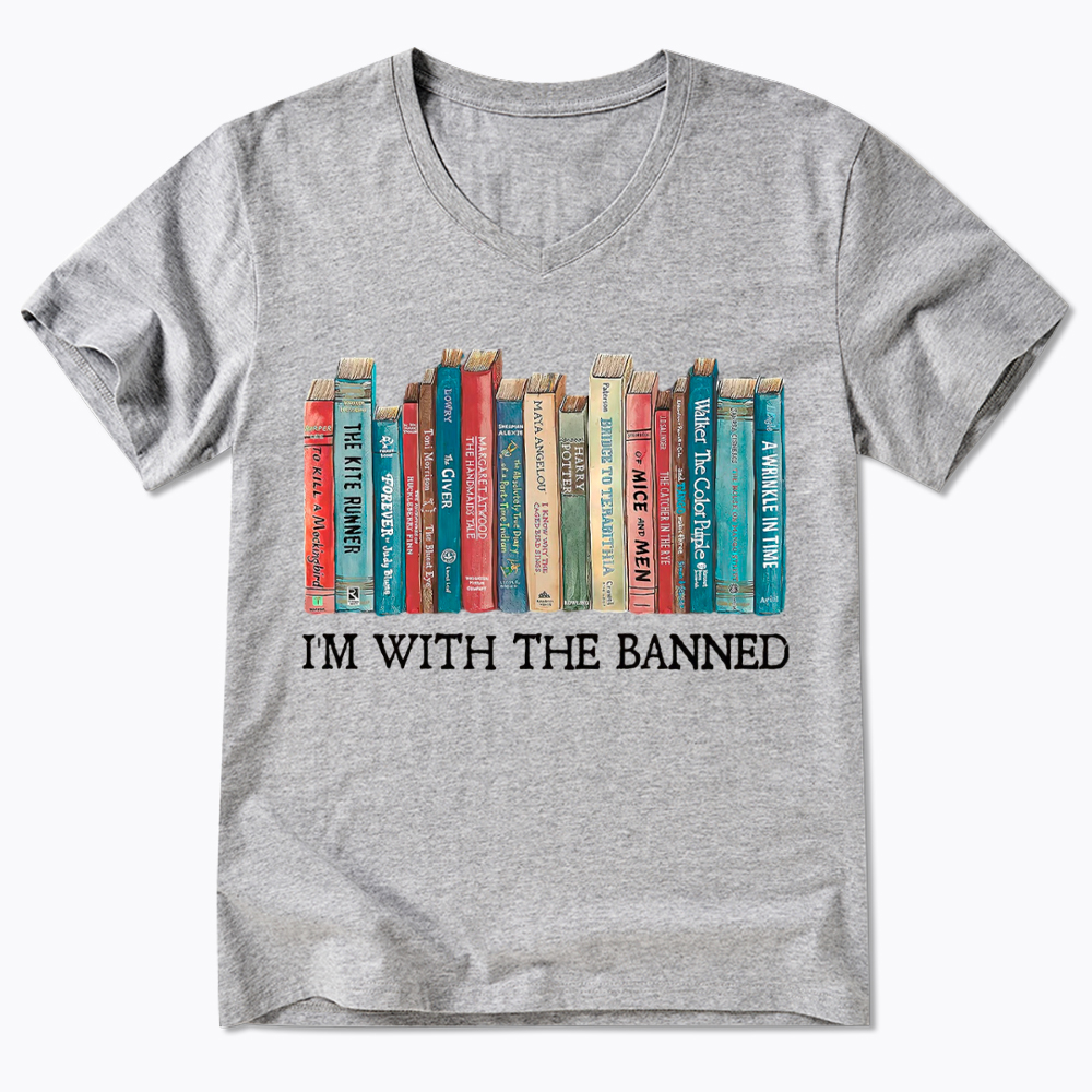 I'm With the Banned V-Neck Classic T-Shirt