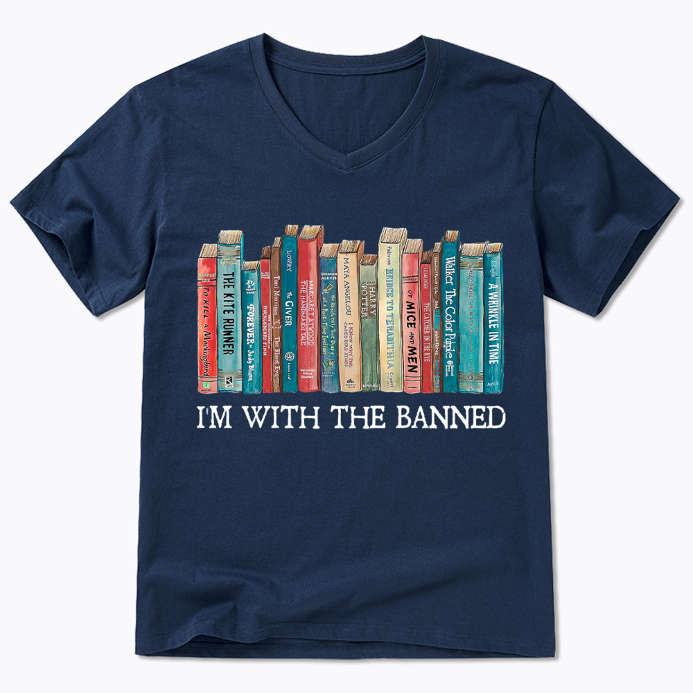 I'm With the Banned V-Neck Classic T-Shirt