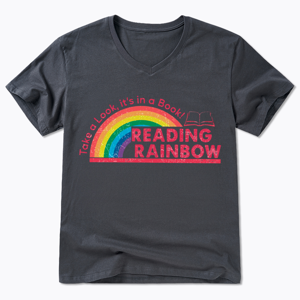 Take a Look, It’s in a Book V-Neck Classic T-Shirt