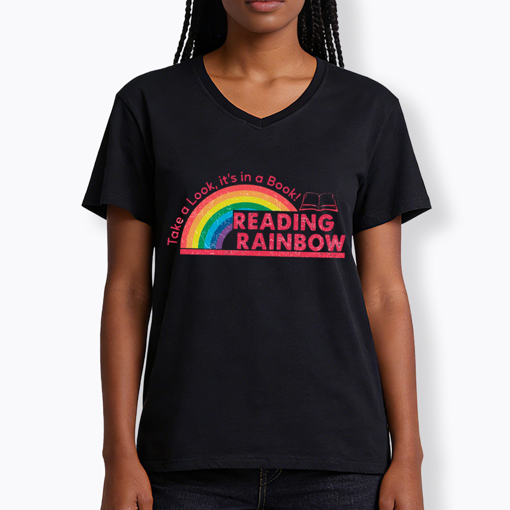 Take a Look, It’s in a Book V-Neck Classic T-Shirt