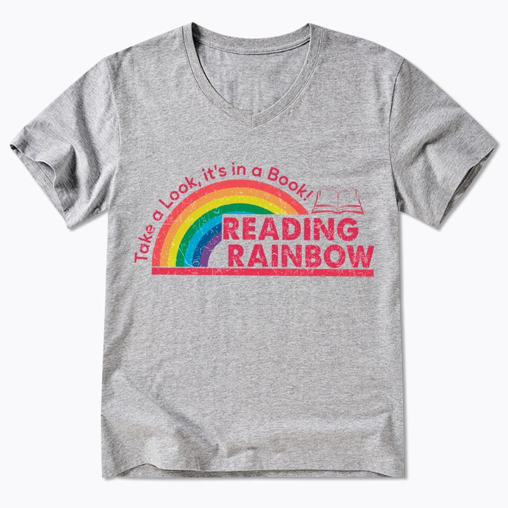 Take a Look, It’s in a Book V-Neck Classic T-Shirt