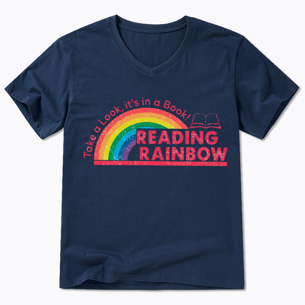 Take a Look, It’s in a Book V-Neck Classic T-Shirt