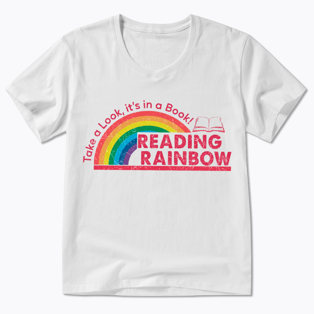 Take a Look, It’s in a Book V-Neck Classic T-Shirt