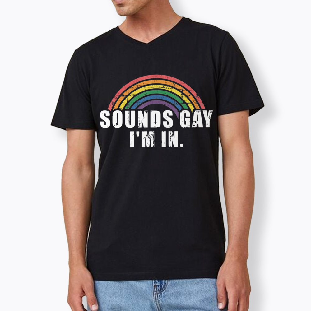 Sounds Gay I'm in V-Neck Classic T-Shirt