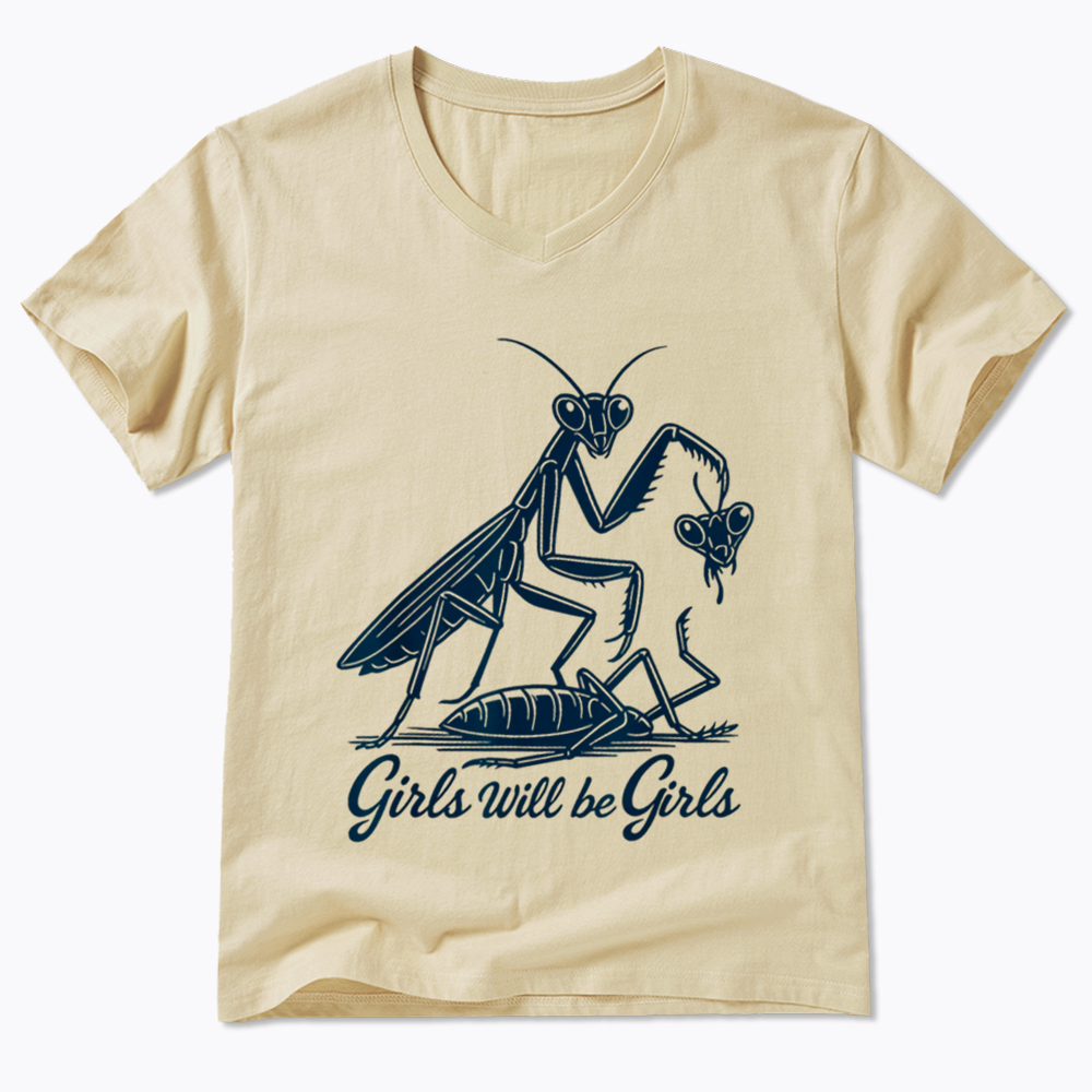 Girls Will Be Girls V-Neck Classic T-Shirt