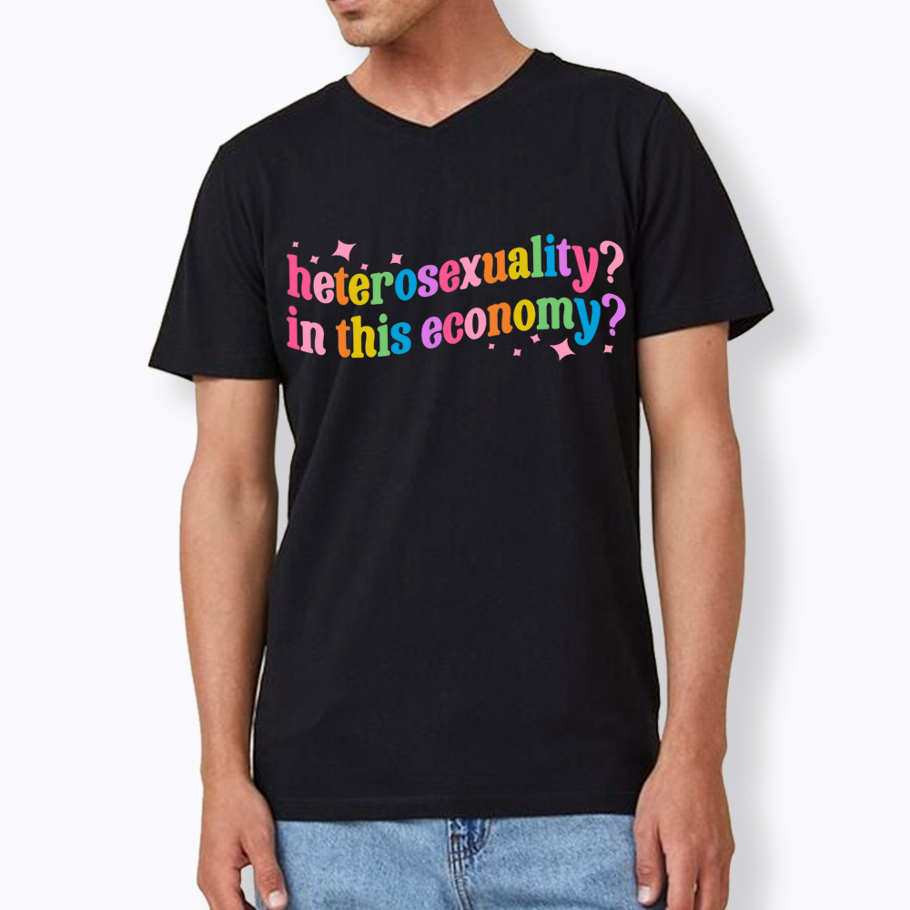 Heterosexuality in This Economy V-Neck Classic T-Shirt