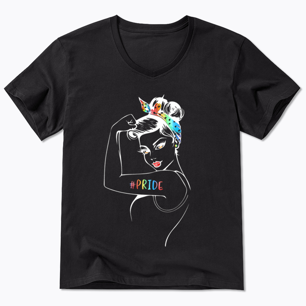 Rainbow Pride V-Neck Classic T-Shirt