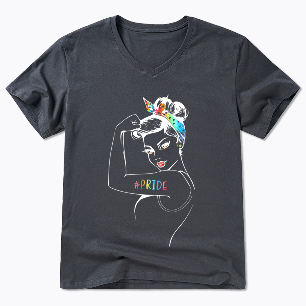 Rainbow Pride V-Neck Classic T-Shirt