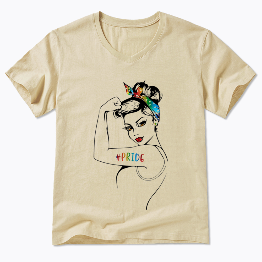Rainbow Pride V-Neck Classic T-Shirt