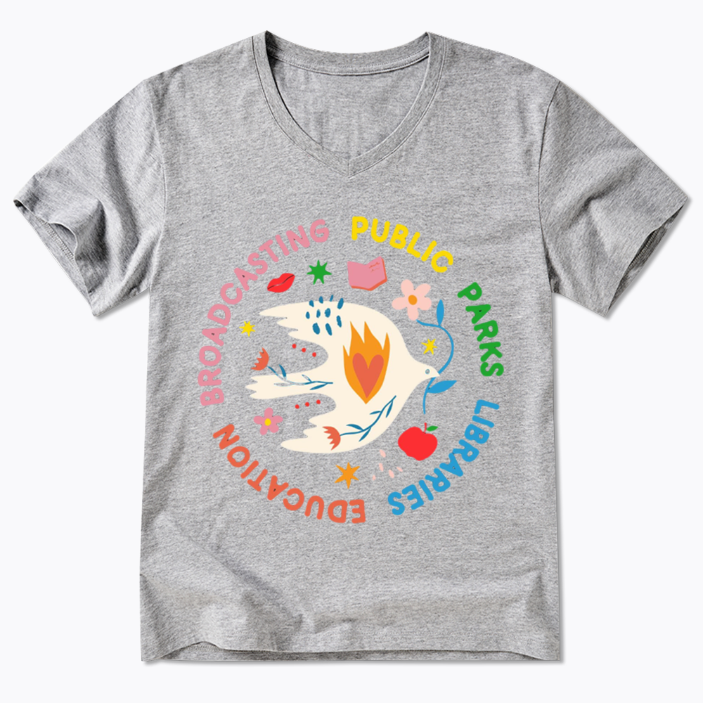 Protect Our Public Parks V-Neck Classic T-Shirts