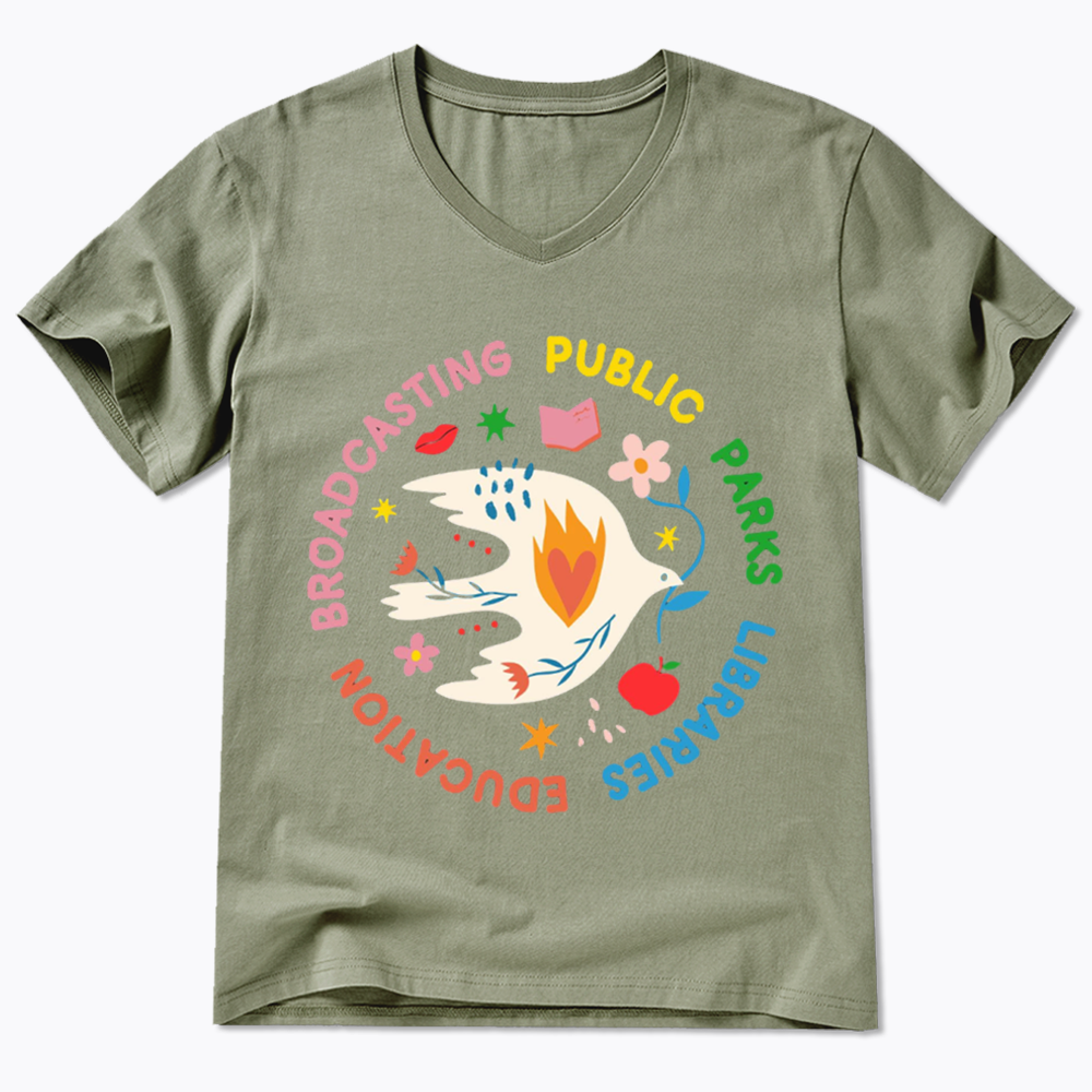 Protect Our Public Parks V-Neck Classic T-Shirts