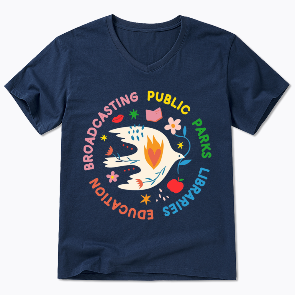Protect Our Public Parks V-Neck Classic T-Shirts