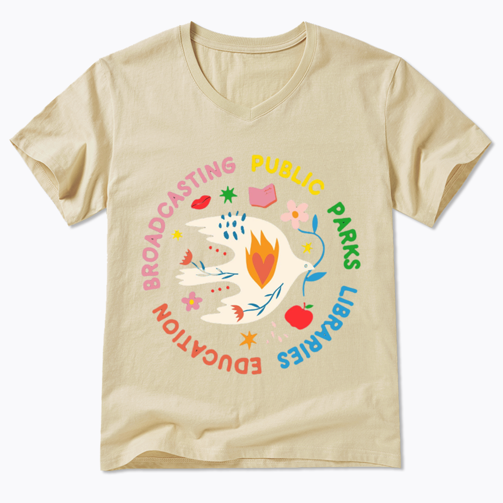 Protect Our Public Parks V-Neck Classic T-Shirts