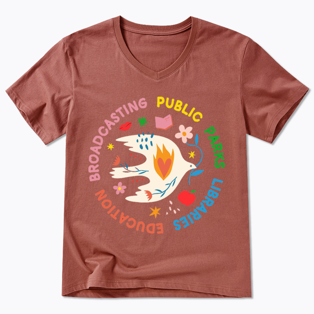 Protect Our Public Parks V-Neck Classic T-Shirts