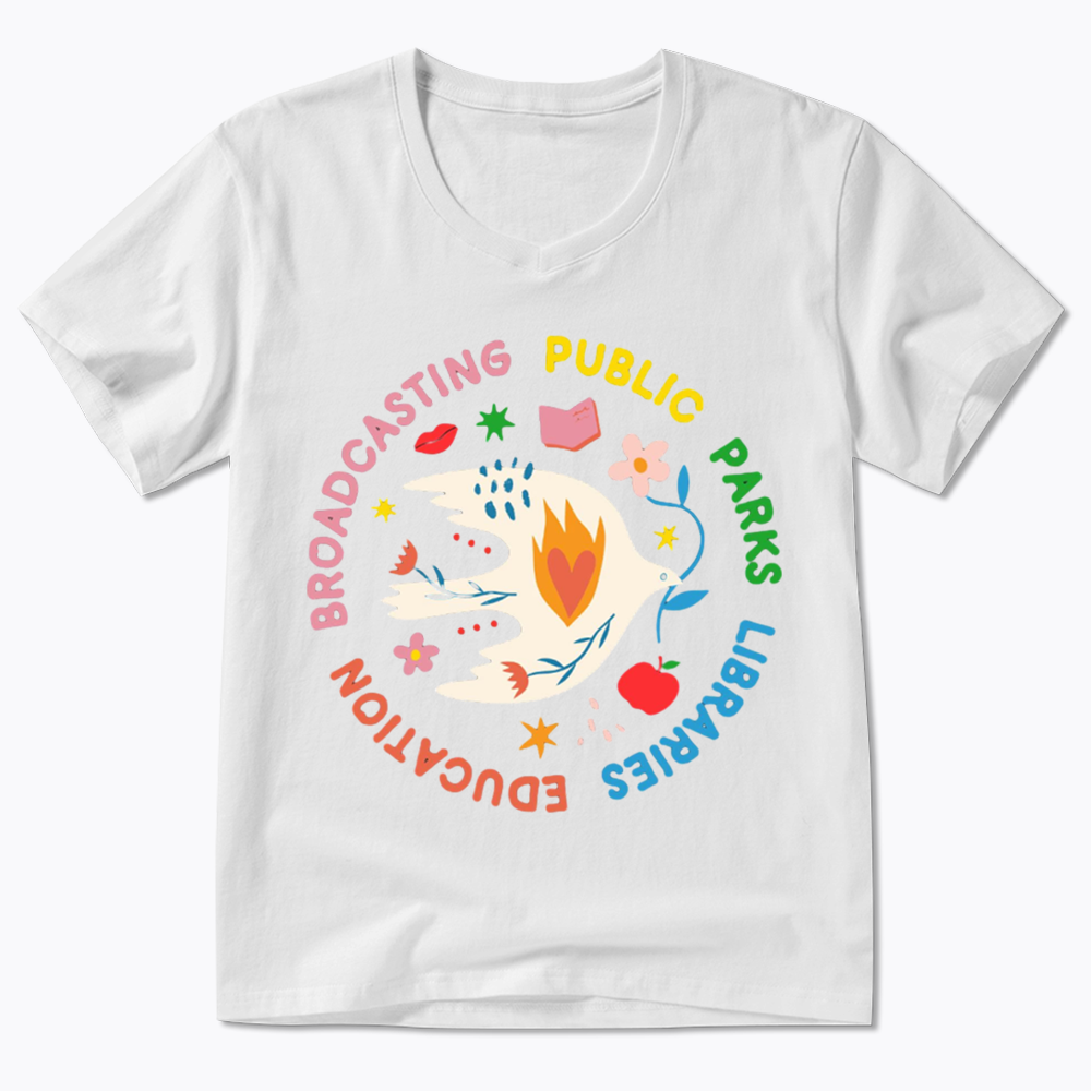Protect Our Public Parks V-Neck Classic T-Shirts