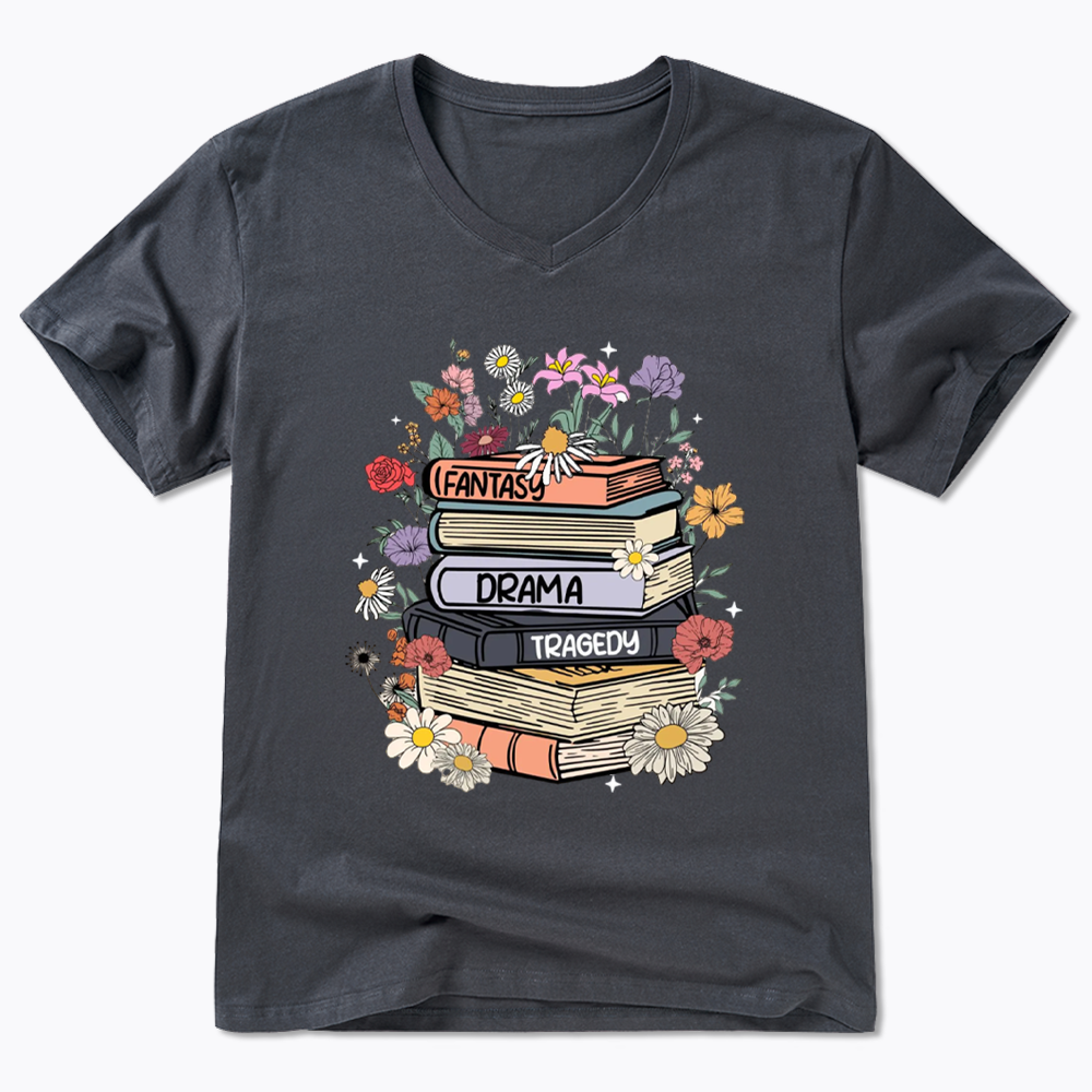 Fantasy Drama Tragedy Kinds V-Neck V-Neck Classic T-Shirtss
