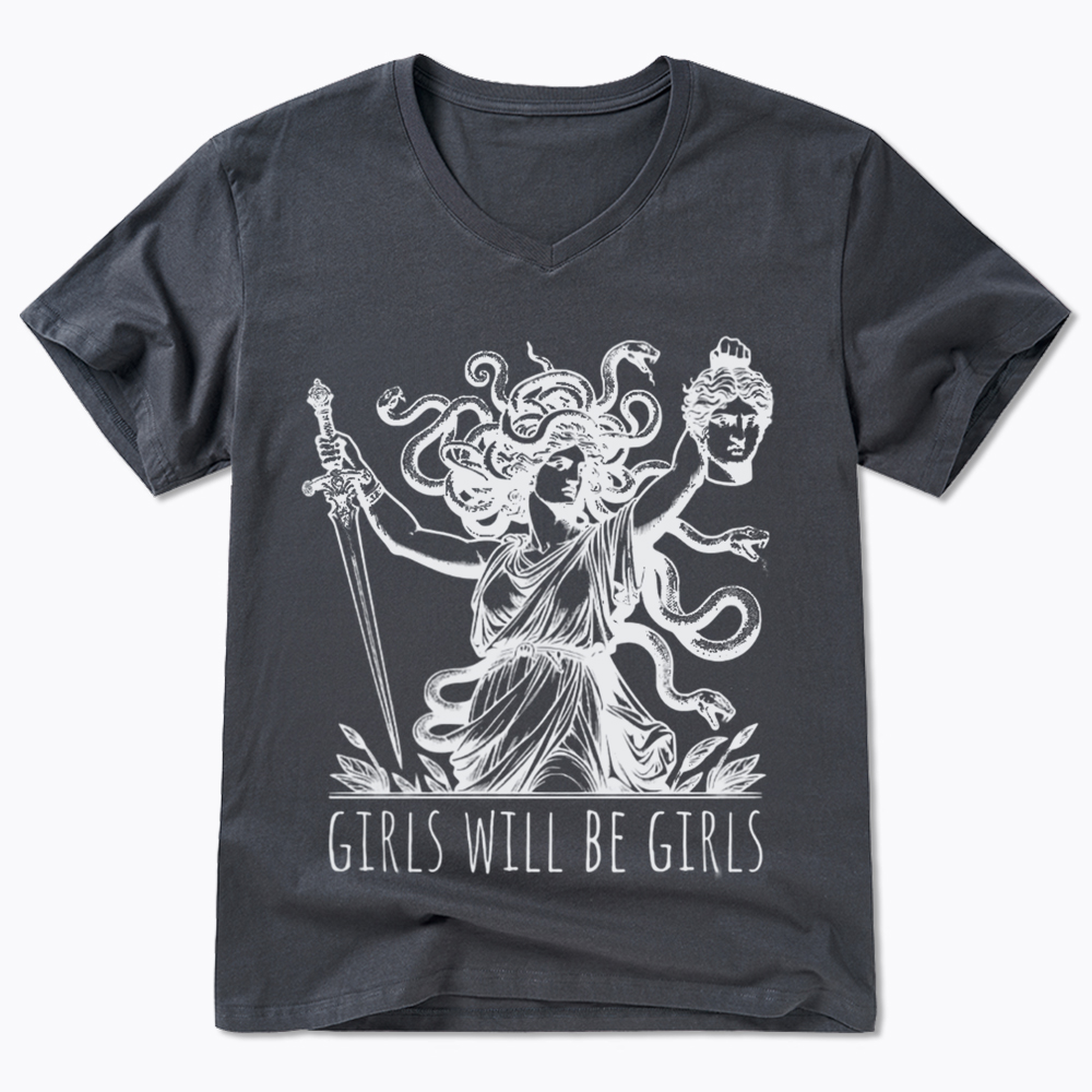 Girls Will Be Girls V-Neck Classic T-Shirt