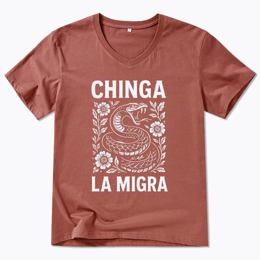 Immigrant Rights V-Neck Classic T-Shirts