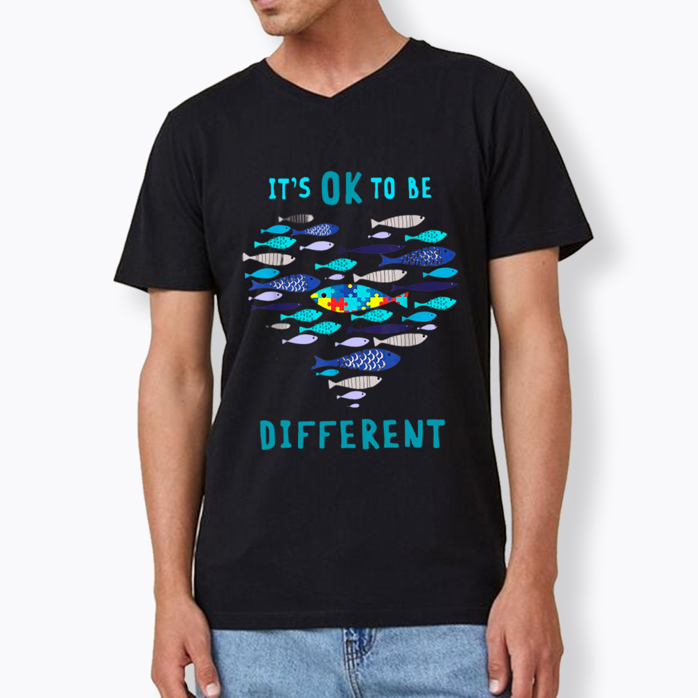 It's OK to Be Different V-Neck Classic T-Shirt