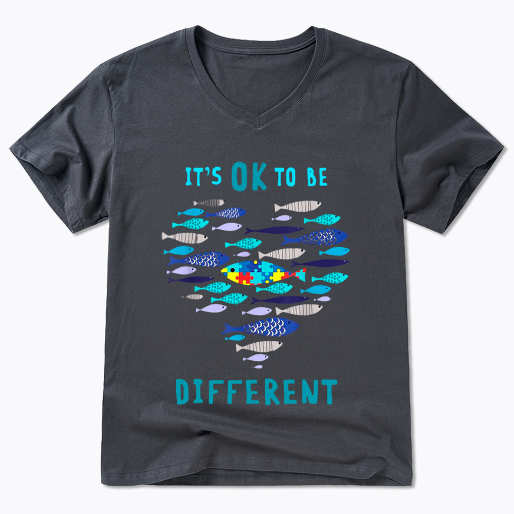 It's OK to Be Different V-Neck Classic T-Shirt