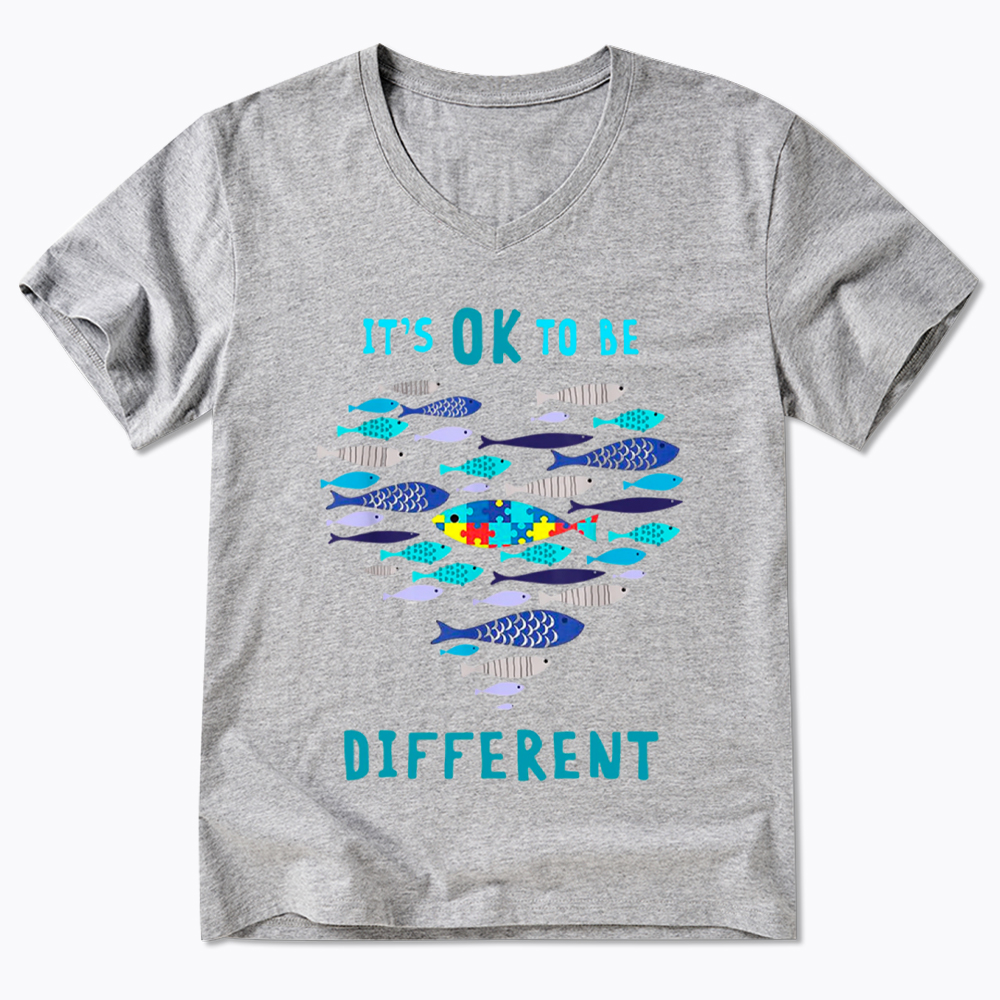 It's OK to Be Different V-Neck Classic T-Shirt