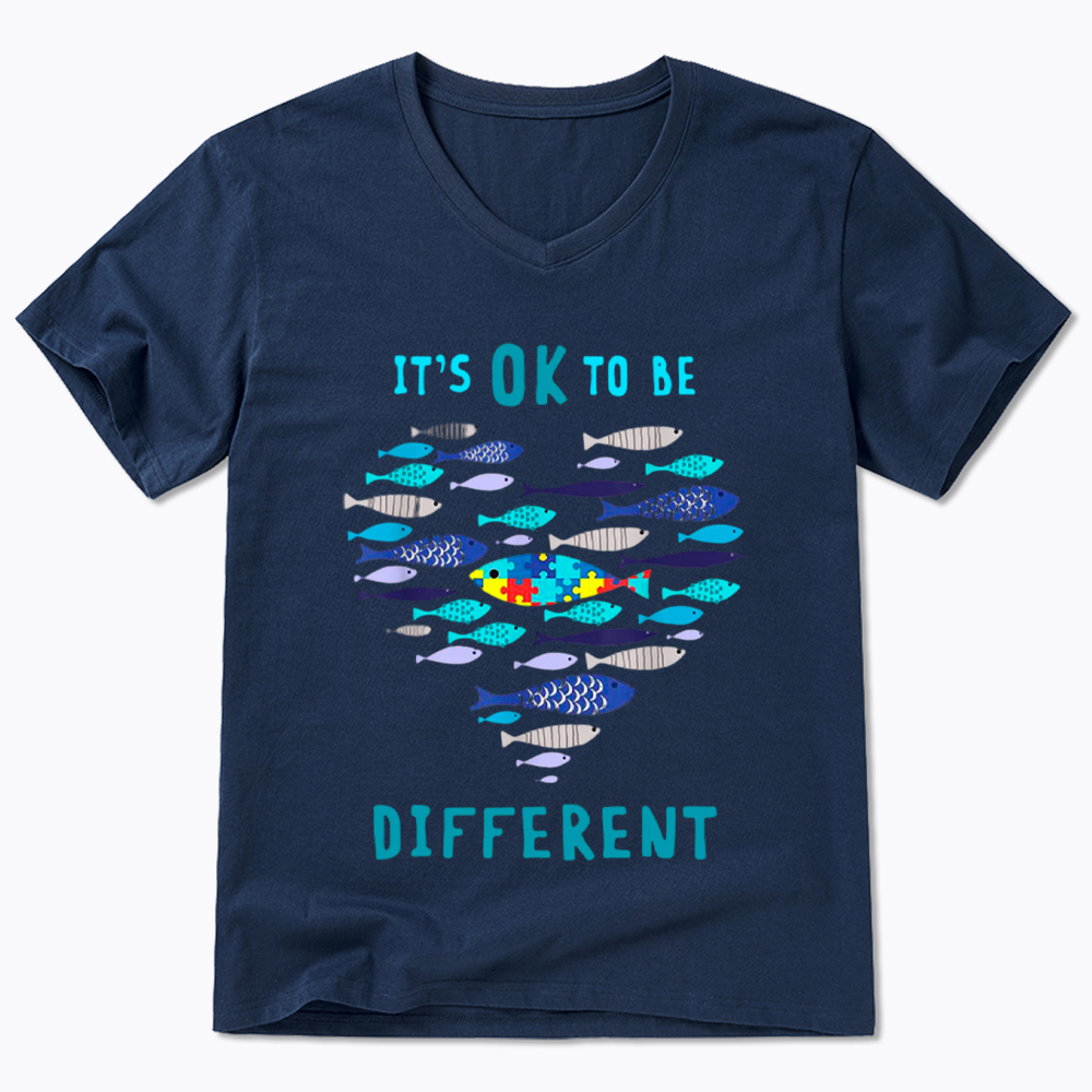 It's OK to Be Different V-Neck Classic T-Shirt