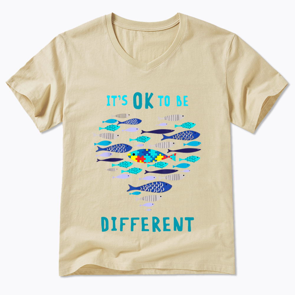It's OK to Be Different V-Neck Classic T-Shirt