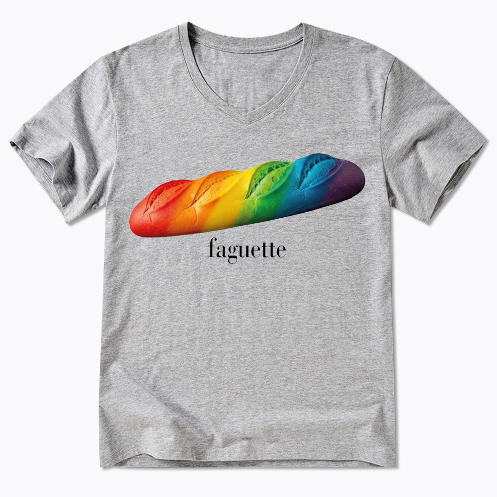 Faguette LGBT Comfort Colors V-Neck Classic T-Shirts