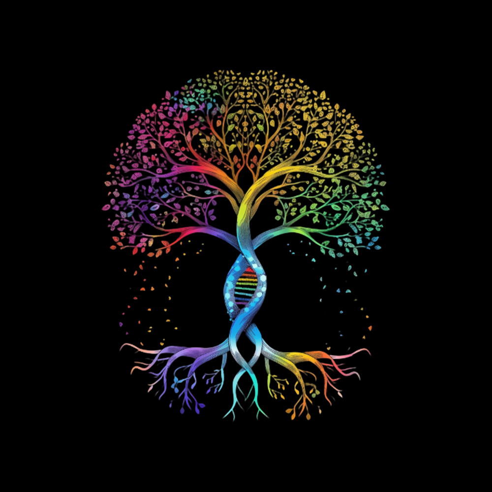 Pride Tree of Life Kids Washed T-Shirts