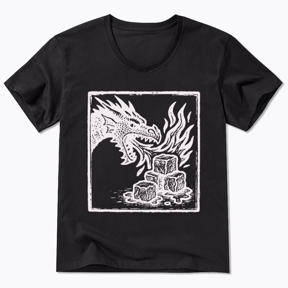 No Words Subtle ICE V-Neck Classic T-Shirt