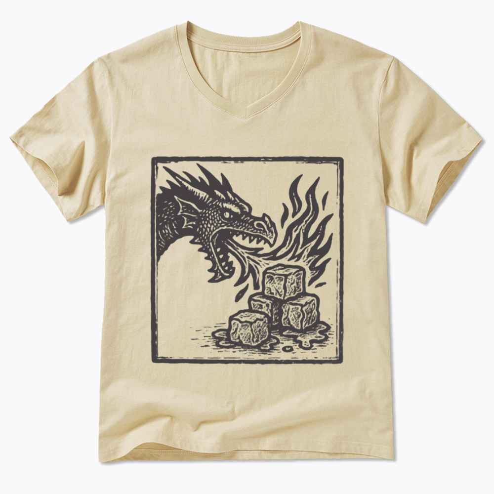 No Words Subtle ICE V-Neck Classic T-Shirt