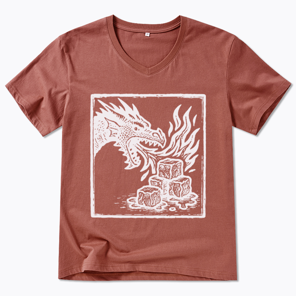 No Words Subtle ICE V-Neck Classic T-Shirt