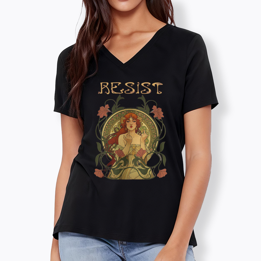 Resist V-Neck Classic T-Shirts