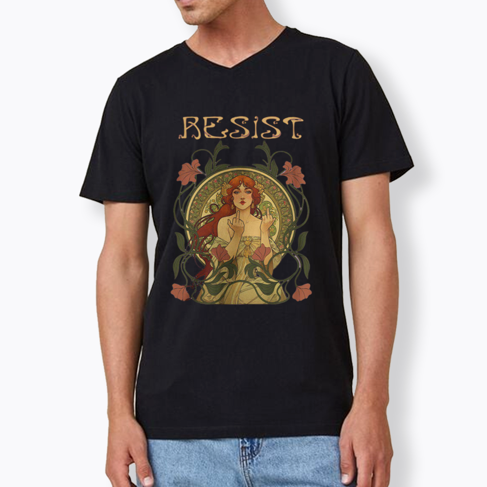Resist V-Neck Classic T-Shirts